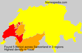 Surname Berizzi in Switzerland Surname Berizzi in Switzerland