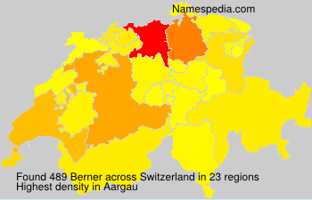 Surname Berner in Switzerland Surname Berner in Switzerland