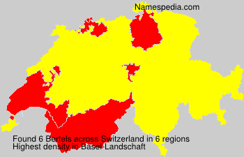 Surname Bertels in Switzerland Surname Bertels in Switzerland