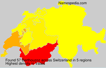 Surname Berthouzoz in Switzerland Surname Berthouzoz in Switzerland