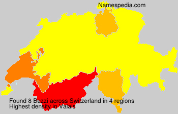 Surname Bezzi in Switzerland Surname Bezzi in Switzerland