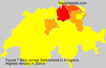 Surname Bikic in Switzerland