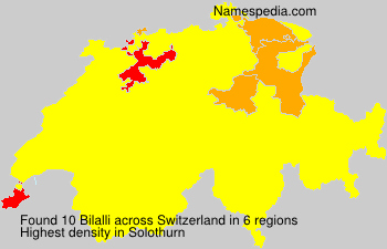 Surname Bilalli in Switzerland
