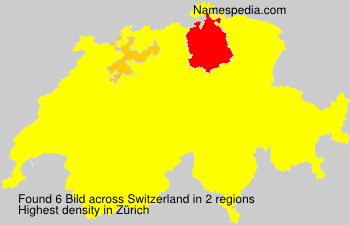 Surname Bild in Switzerland Surname Bild in Switzerland