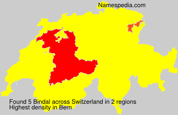 Surname Bindal in Switzerland Surname Bindal in Switzerland