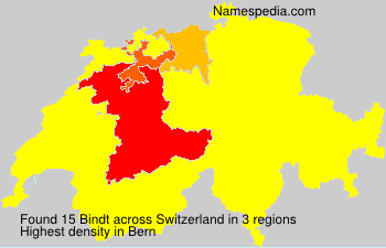 Surname Bindt in Switzerland Surname Bindt in Switzerland