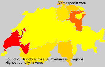 Surname Binotto in Switzerland Surname Binotto in Switzerland