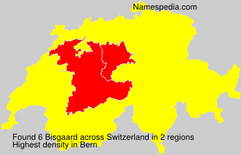Surname Bisgaard in Switzerland Surname Bisgaard in Switzerland