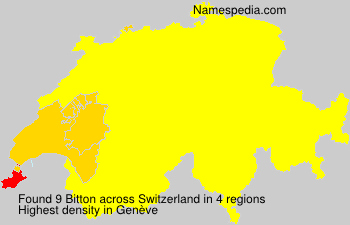 Surname Bitton in Switzerland Surname Bitton in Switzerland