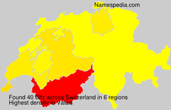 Surname Bitz in Switzerland Surname Bitz in Switzerland