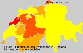 Surname Blanck in Switzerland Surname Blanck in Switzerland