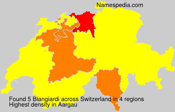 Surname Blangiardi in Switzerland Surname Blangiardi in Switzerland