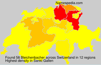 Surname Bleichenbacher in Switzerland Surname Bleichenbacher in Switzerland