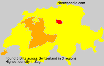 Surname Blitz in Switzerland Surname Blitz in Switzerland