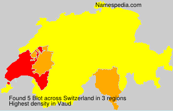 Surname Blot in Switzerland Surname Blot in Switzerland