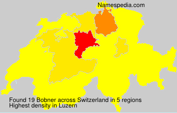 Surname Bobner in Switzerland Surname Bobner in Switzerland