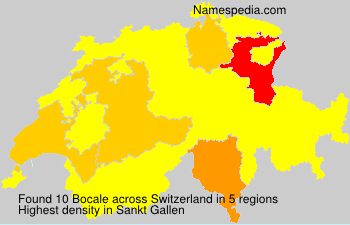Surname Bocale in Switzerland Surname Bocale in Switzerland
