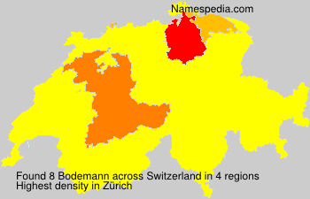 Surname Bodemann in Switzerland Surname Bodemann in Switzerland