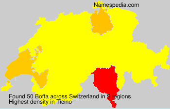 Surname Boffa in Switzerland Surname Boffa in Switzerland