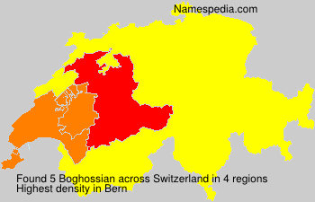 Surname Boghossian in Switzerland Surname Boghossian in Switzerland