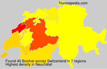 Surname Boichat in Switzerland Surname Boichat in Switzerland