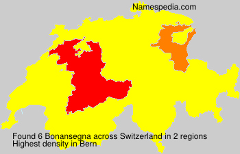 Surname Bonansegna in Switzerland