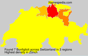 Surname Bonfiglioli in Switzerland Surname Bonfiglioli in Switzerland