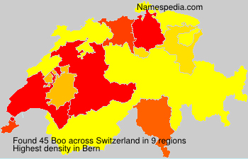 Surname Boo in Switzerland Surname Boo in Switzerland