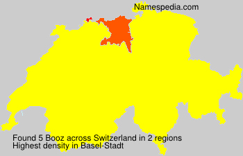 Surname Booz in Switzerland Surname Booz in Switzerland