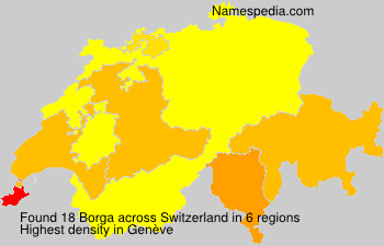 Surname Borga in Switzerland Surname Borga in Switzerland