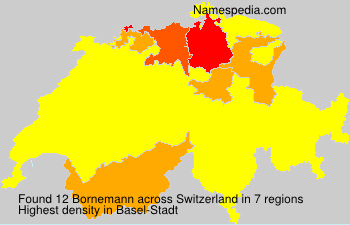 Surname Bornemann in Switzerland Surname Bornemann in Switzerland
