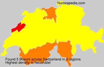 Surname Bosoni in Switzerland Surname Bosoni in Switzerland