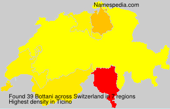 Surname Bottani in Switzerland Surname Bottani in Switzerland