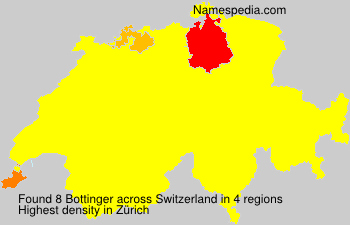 Surname Bottinger in Switzerland Surname Bottinger in Switzerland