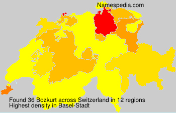 Surname Bozkurt in Switzerland Surname Bozkurt in Switzerland