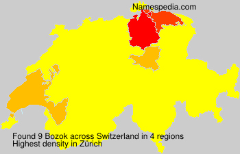 Surname Bozok in Switzerland Surname Bozok in Switzerland