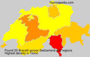 Surname Bracelli in Switzerland Surname Bracelli in Switzerland