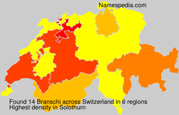 Surname Branschi in Switzerland Surname Branschi in Switzerland