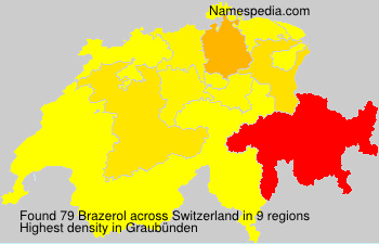 Surname Brazerol in Switzerland Surname Brazerol in Switzerland