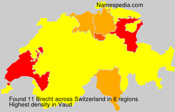 Surname Brecht in Switzerland Surname Brecht in Switzerland
