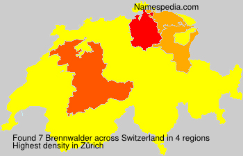 Surname Brennwalder in Switzerland Surname Brennwalder in Switzerland