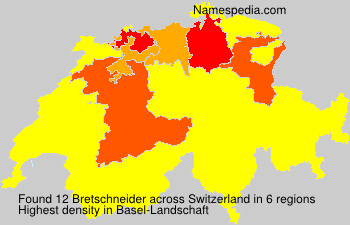 Surname Bretschneider in Switzerland Surname Bretschneider in Switzerland