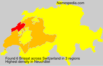 Surname Brissat in Switzerland Surname Brissat in Switzerland