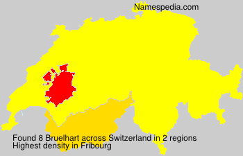 Surname Bruelhart in Switzerland Surname Bruelhart in Switzerland