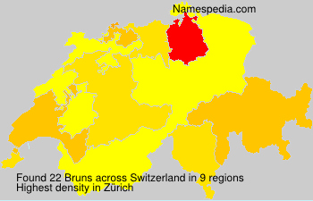 Surname Bruns in Switzerland Surname Bruns in Switzerland