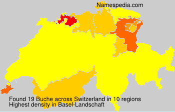 Surname Buche in Switzerland Surname Buche in Switzerland