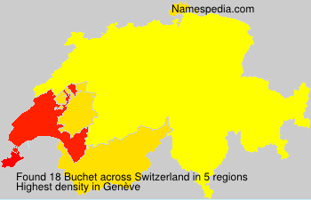 Surname Buchet in Switzerland Surname Buchet in Switzerland
