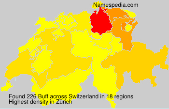 Surname Buff in Switzerland Surname Buff in Switzerland