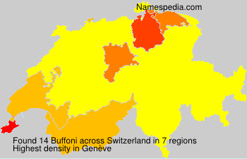 Surname Buffoni in Switzerland Surname Buffoni in Switzerland