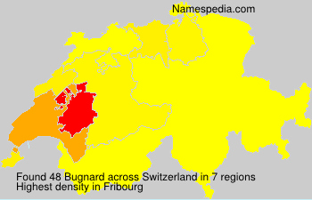 Surname Bugnard in Switzerland Surname Bugnard in Switzerland
